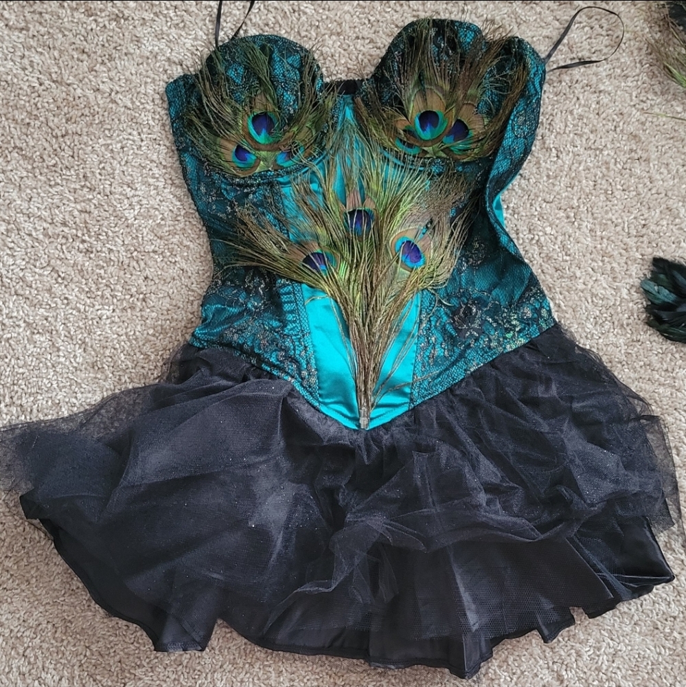 Peacock Corset Costume